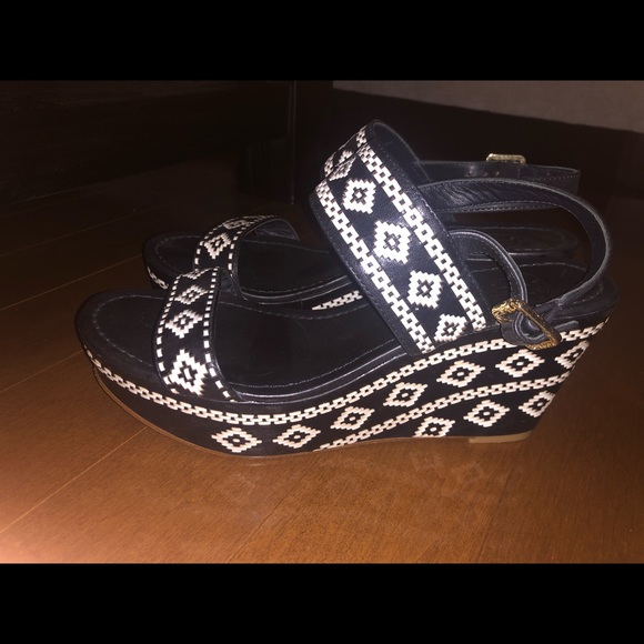 Tory Burch Wedge Shoes - Picture 2 of 6